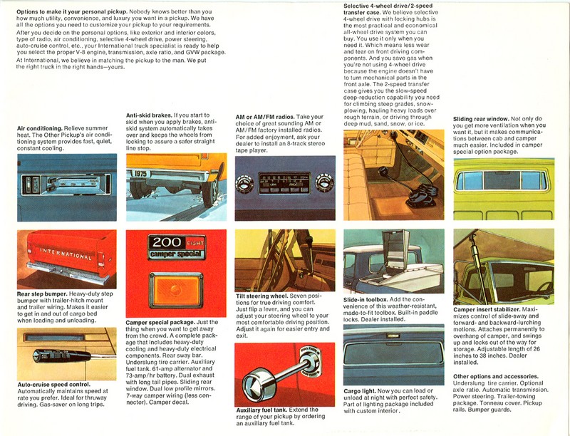 1975 International Pickups Brochure Page 4